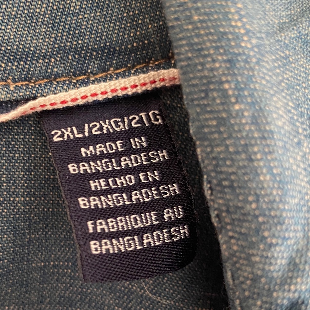 NWT Wrangler Blue Lightweight Denim Shirt Jacket - Picture 4 of 7